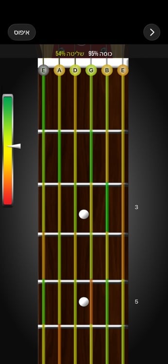 Custom fretboard setup with instrument and tuning options
